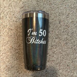 Black Tumbler - I'm 50 Bitches